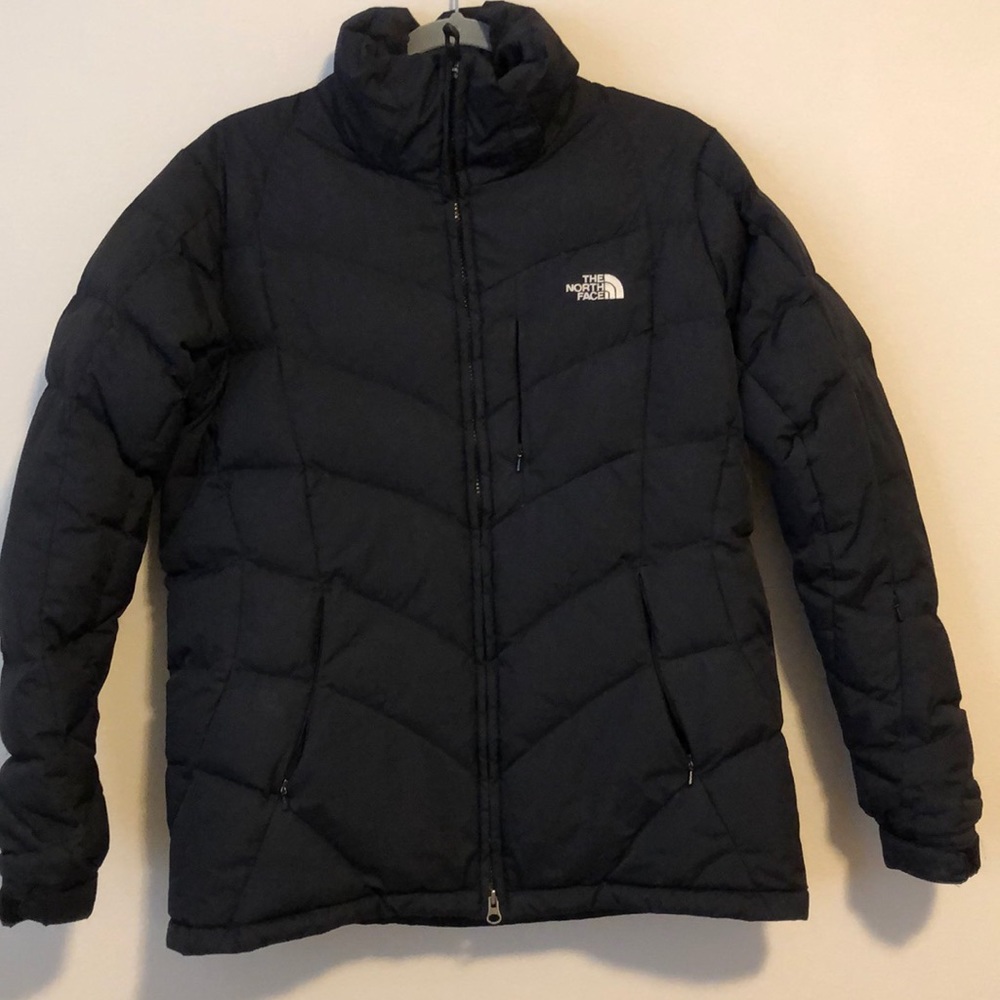 The North Face women’s size large black down jacket